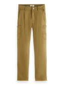 Scotch & Soda Relaxed slim fit - Garment-dyed Tencel cargo pants NHD-CRP