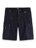 Scotch & Soda Fave Cargo shorts- Garment-dyed Canvas NHD-CRP