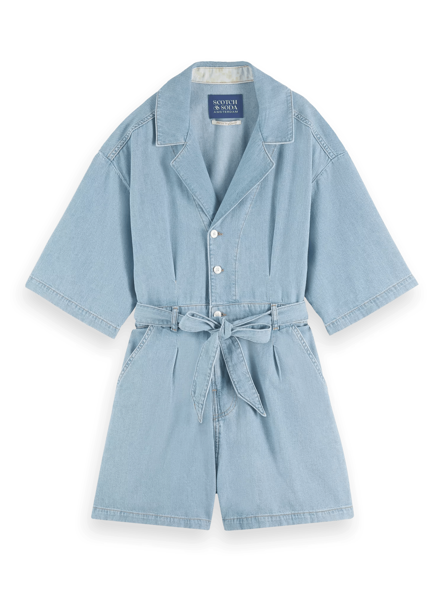 Scotch & Soda Worked out denim jumpsuit - Free Thinker FNT