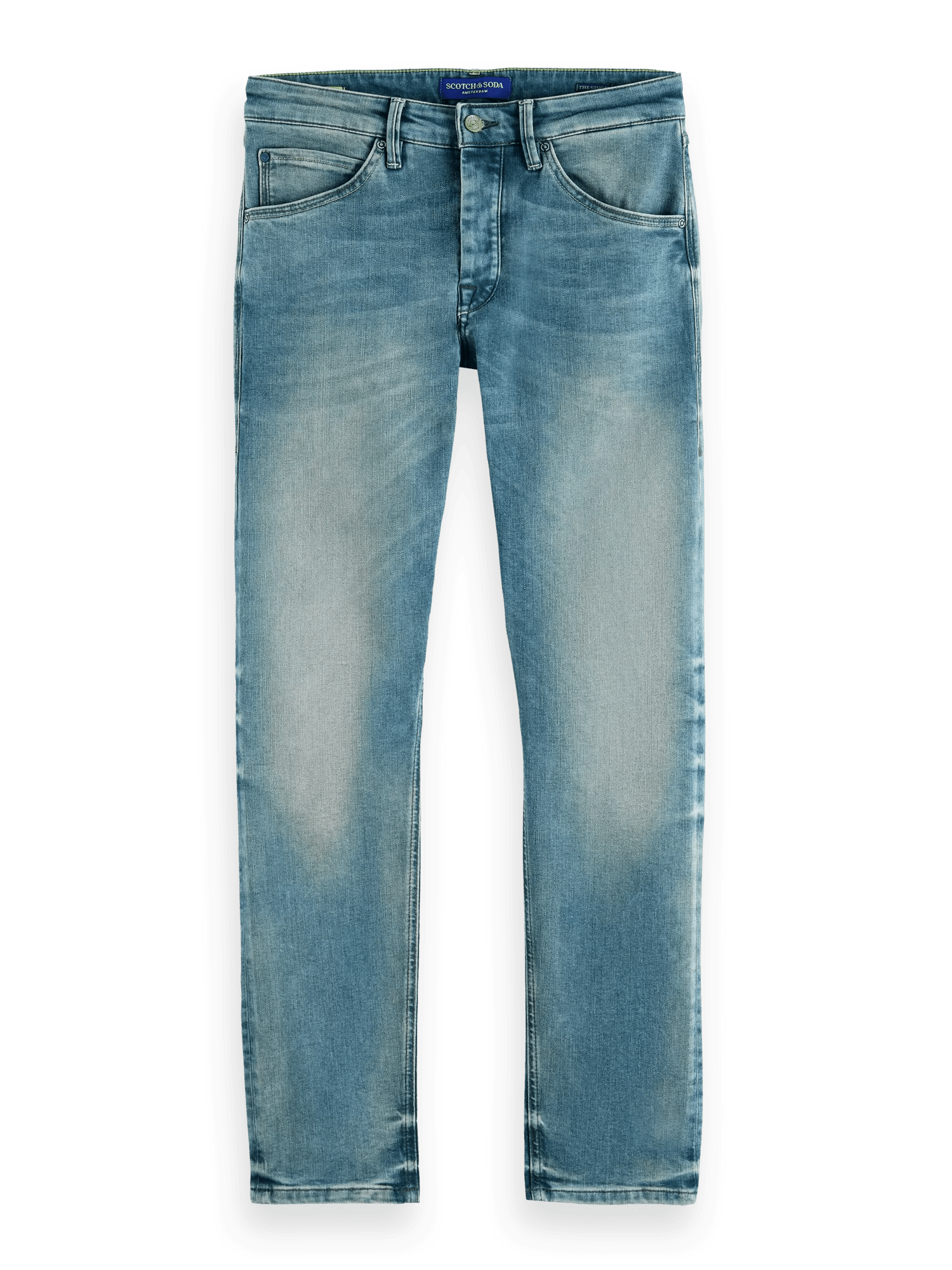 Scotch & Soda The Singel Slim Tapered Fit Jeans – Faded Blue FNT
