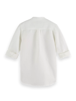 Scotch & Soda Linen long-sleeved shirt BCK