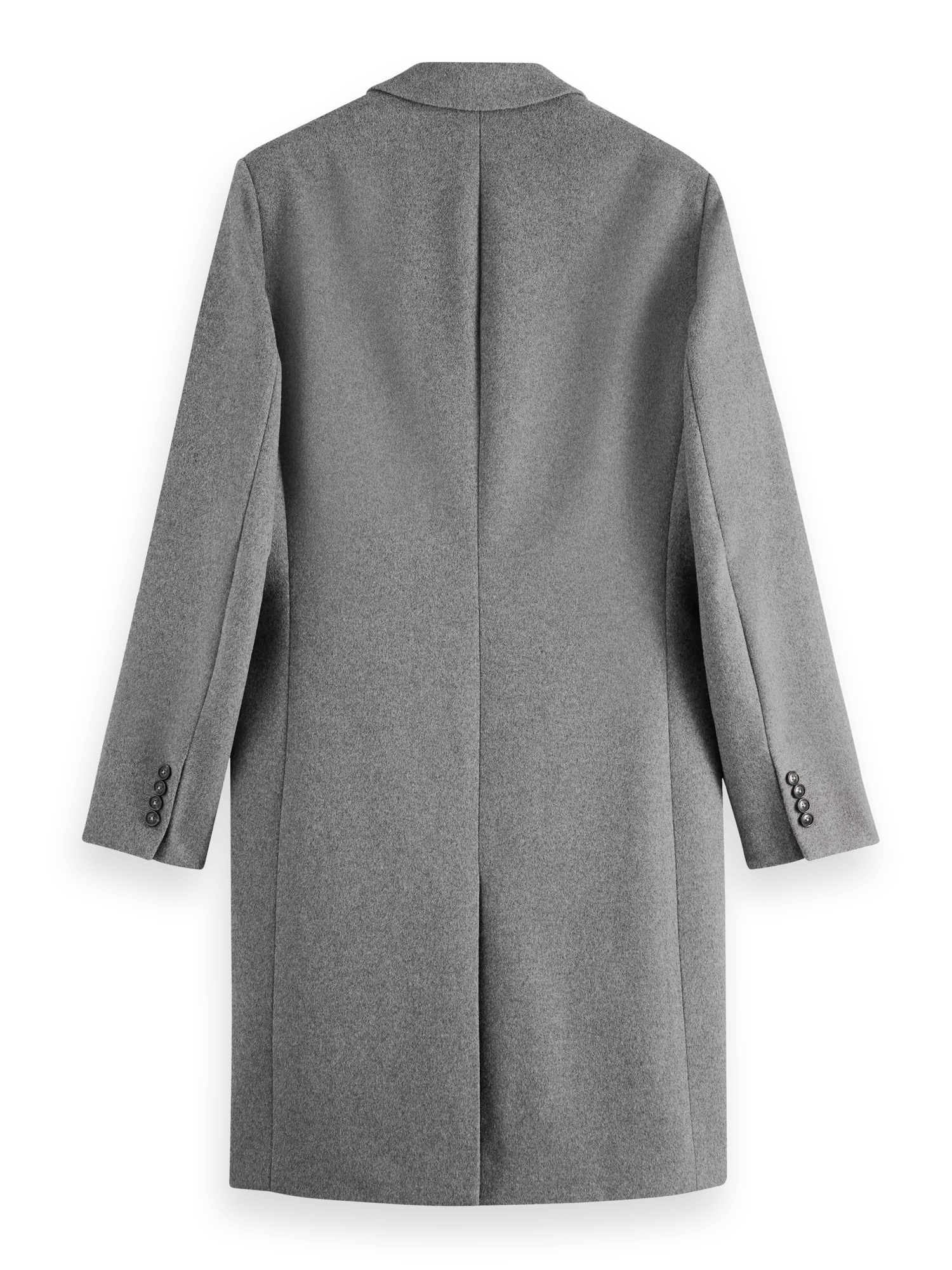 Scotch & Soda Classic wool-blend overcoat BCK