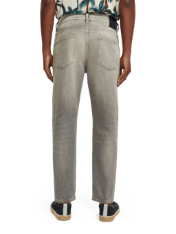 Scotch & Soda The Drop regular tapered jeans —  Touch of rock NHD-BCK