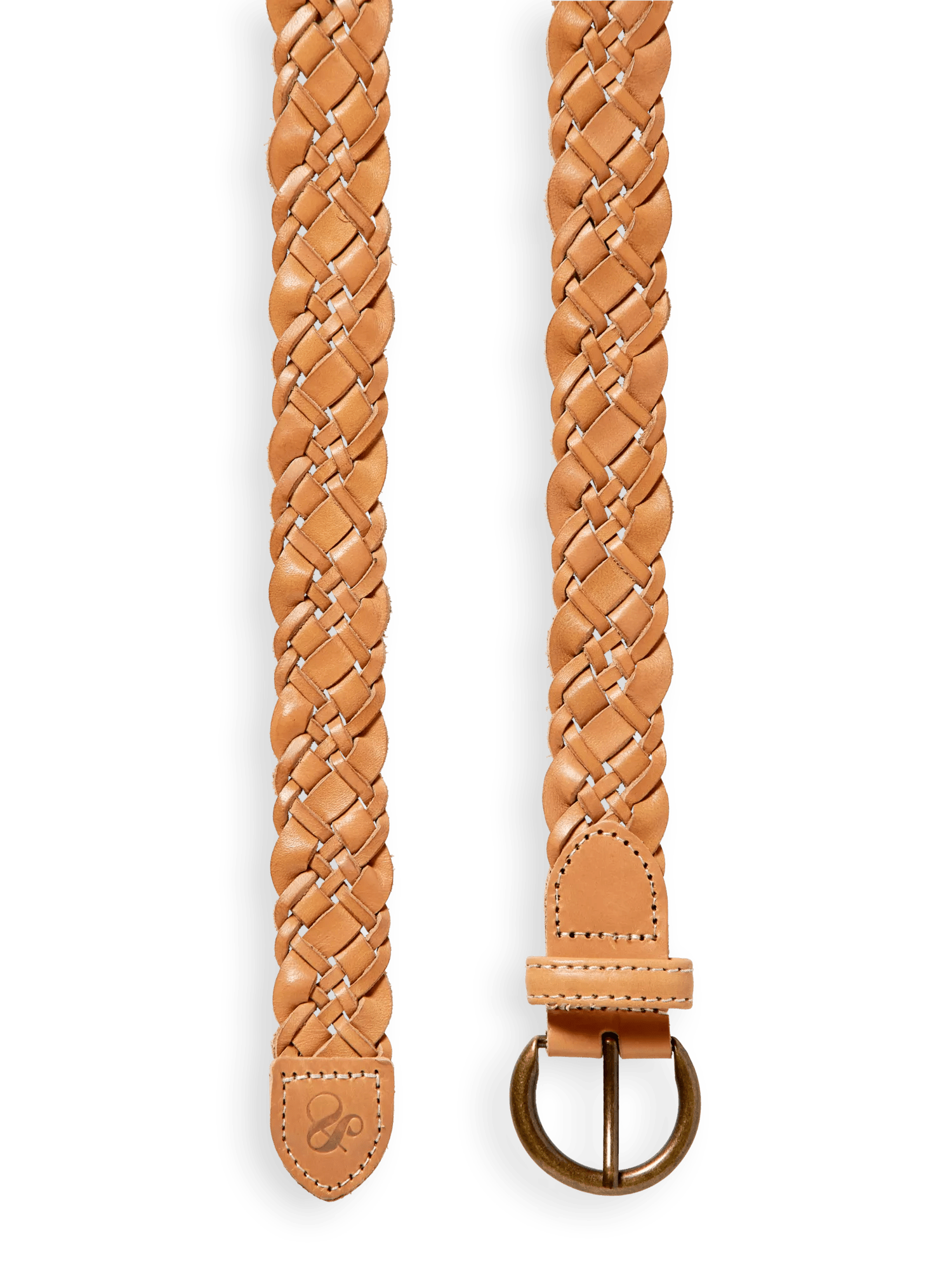 Scotch & Soda Braided leather belt DTL1
