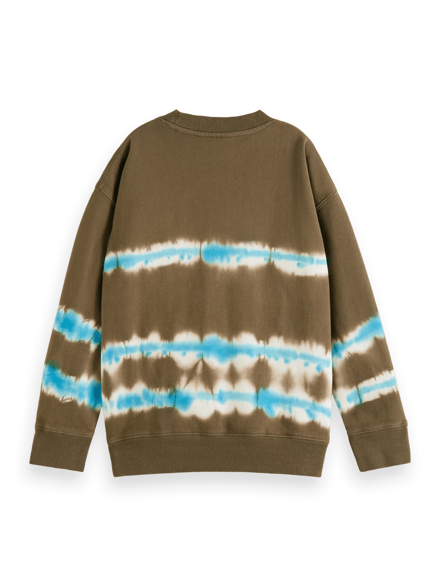 Scotch & Soda Tie-dye sweater met ronde hals van katoen BCK