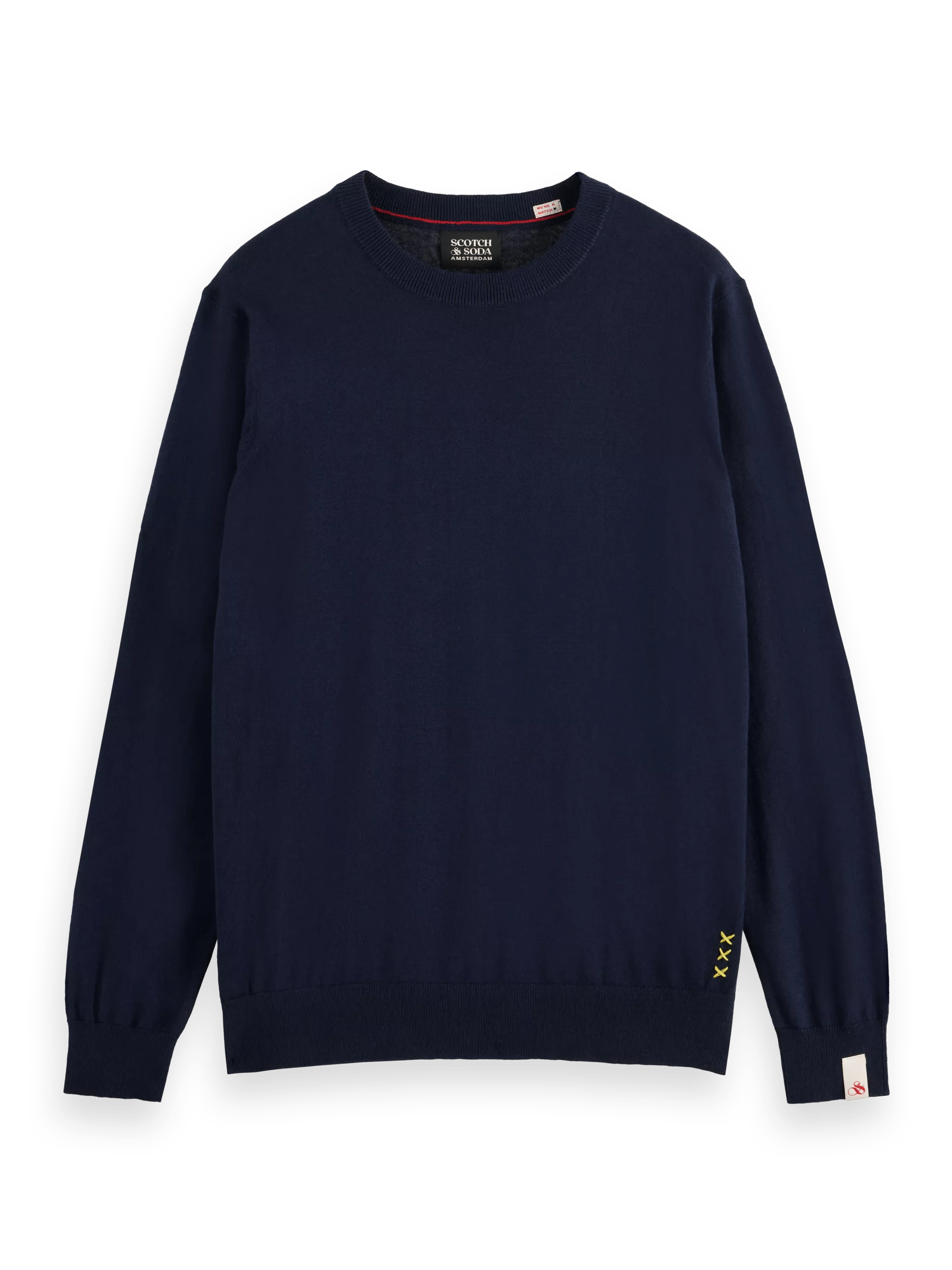 Scotch & Soda Linen-blended pullover sweater FNT