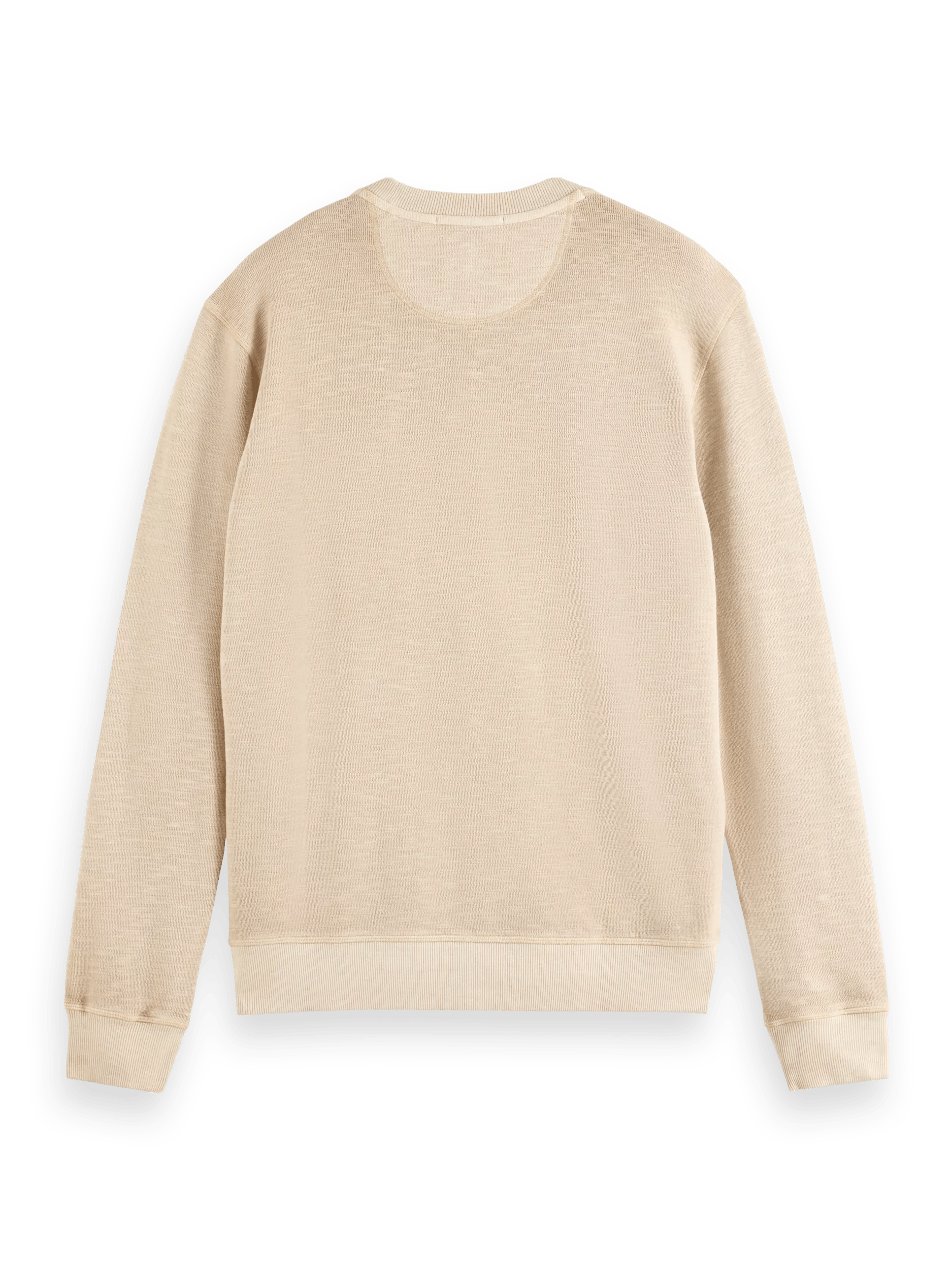 Scotch & Soda Stückgefärbtes Sweatshirt mit Rundhalsausschnitt BCK