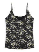 Scotch & Soda Jersey tank with woven front NHD-CRP