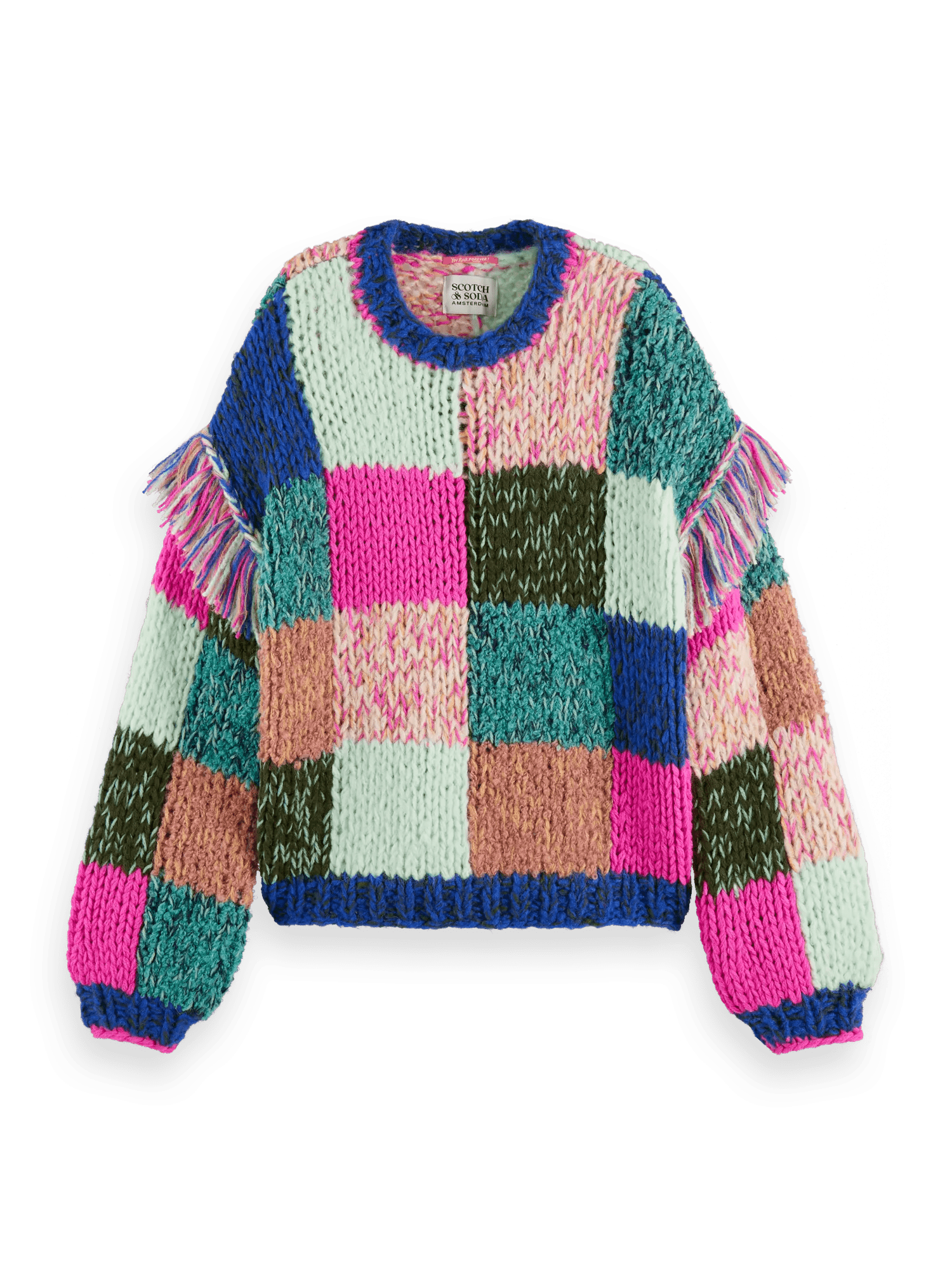 Scotch & Soda Multicolour hand-knit sweater FNT