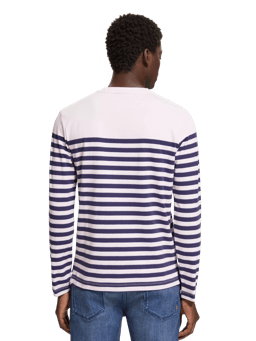 Scotch & Soda Breton stripe long-sleeved T-shirt MDL-BCK