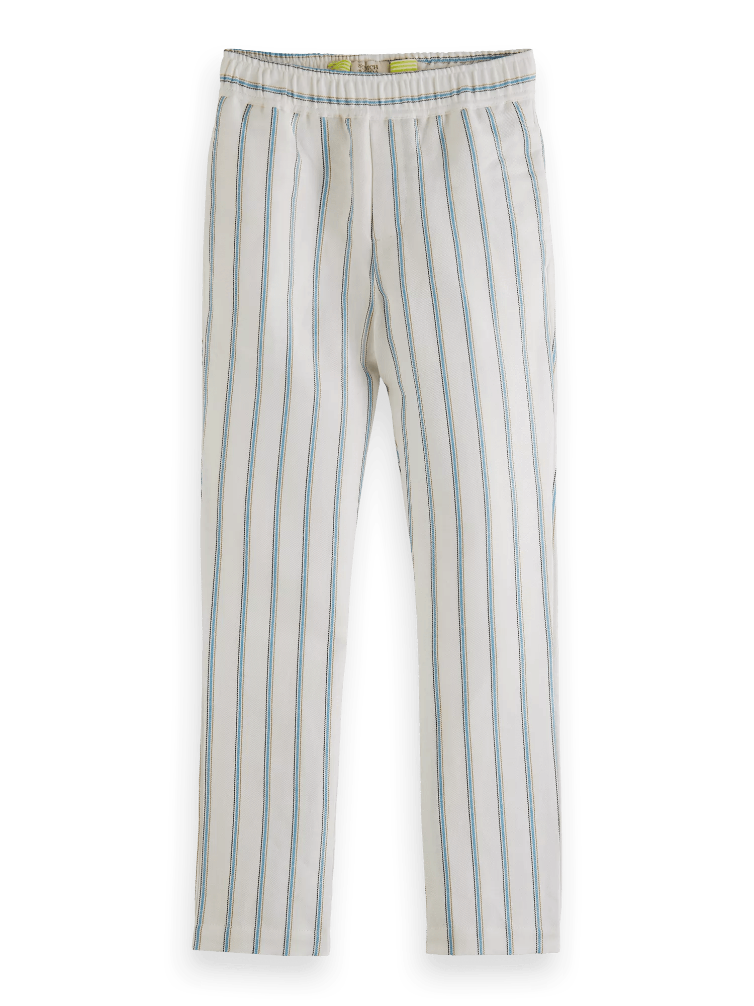 Scotch & Soda Relaxed tapered-fit linen-blended trousers FNT
