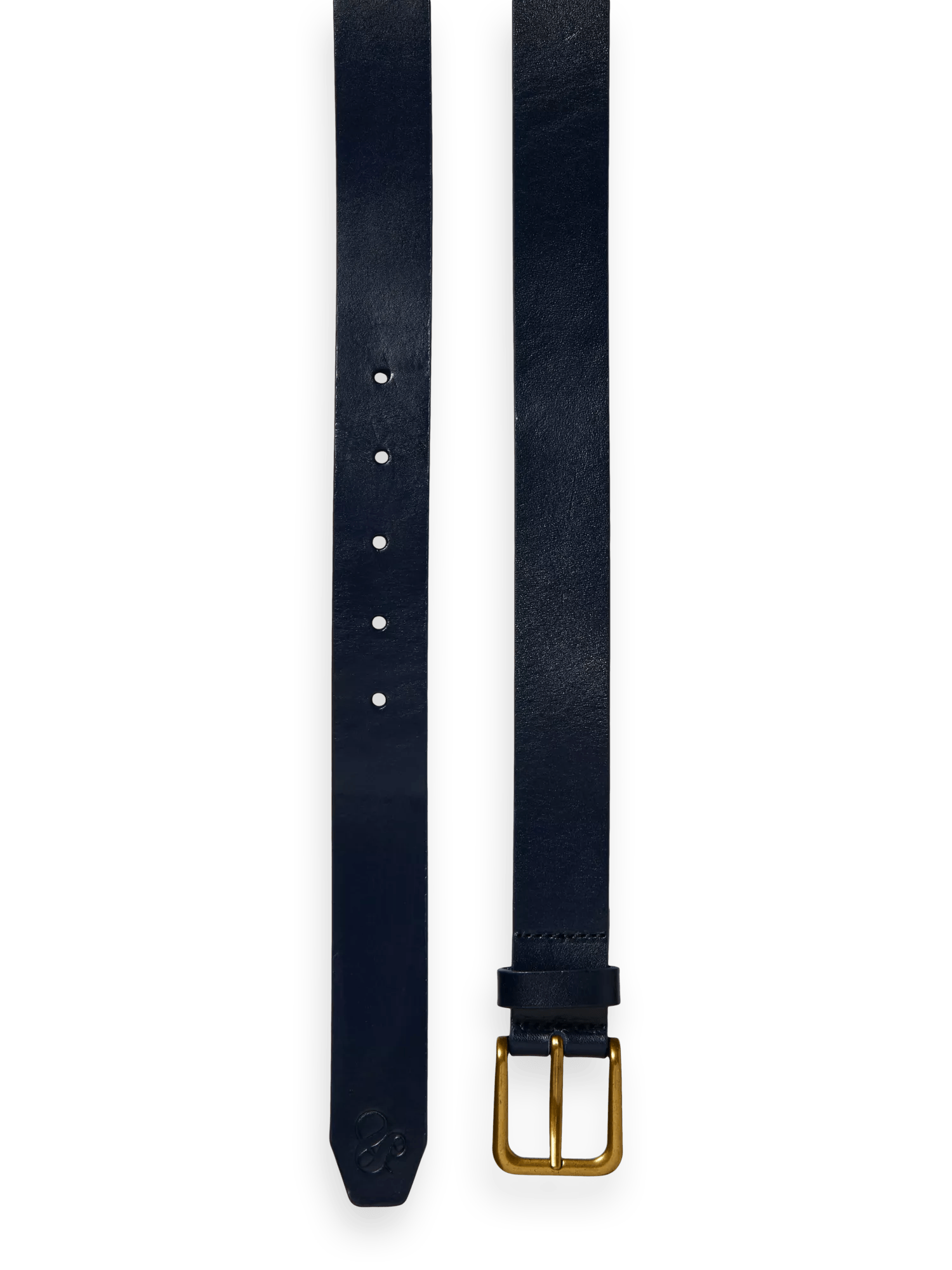 Scotch & Soda Leather belt with printed backside DTL1