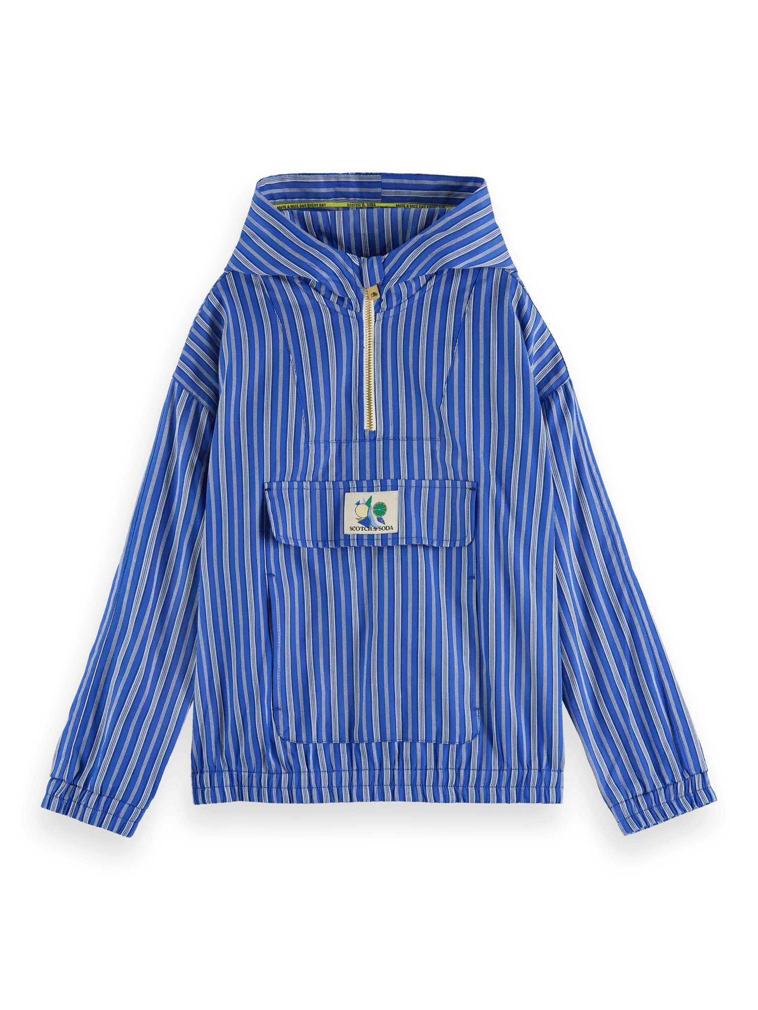 Scotch & Soda Yarn-dyed stripe woven anorak FNT