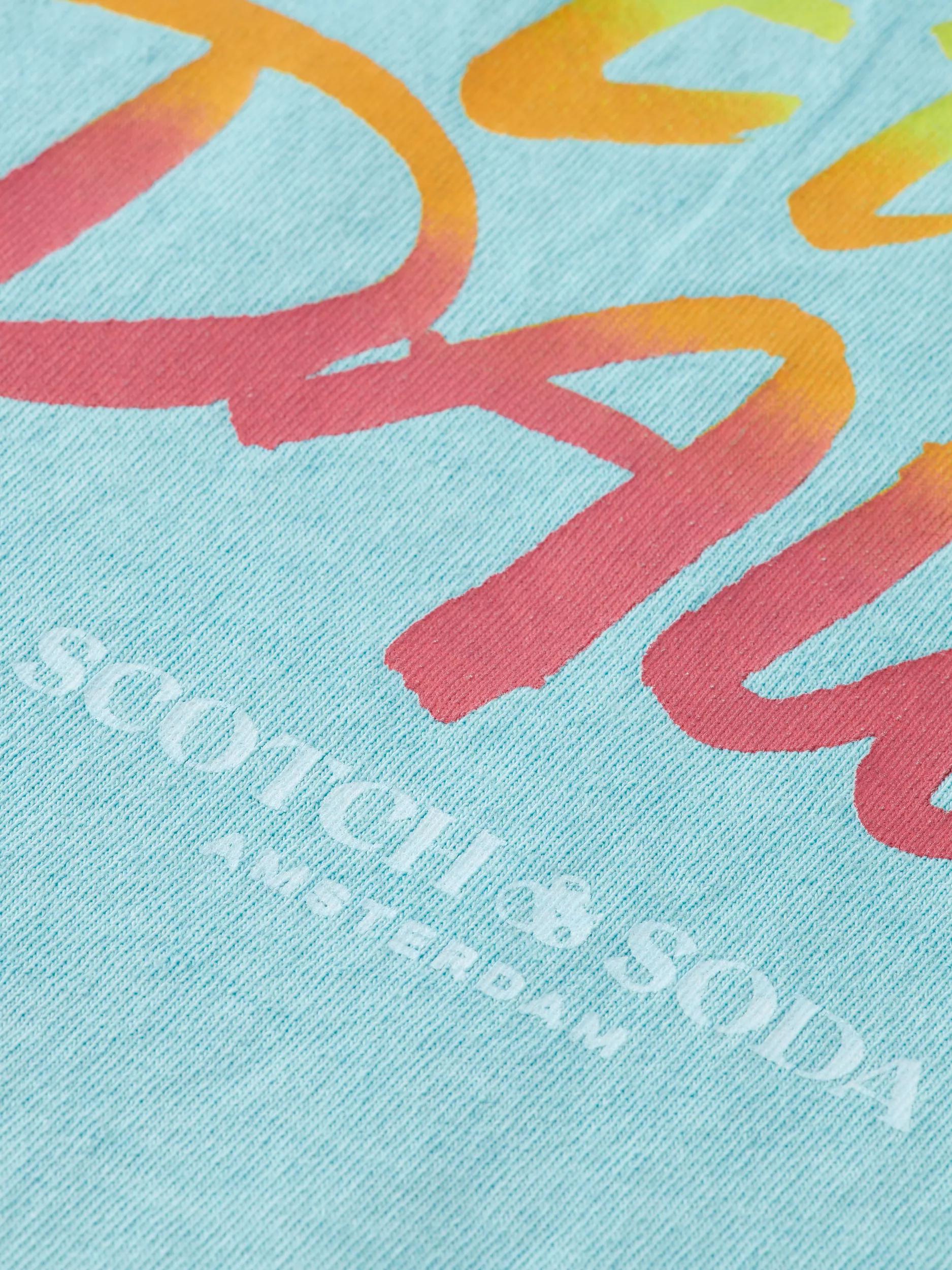 Scotch & Soda T-shirt coupe classique à motif artistique DTL6