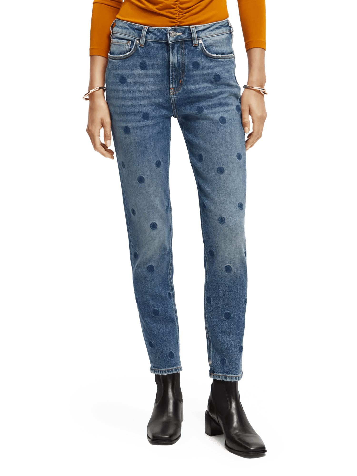 Scotch & Soda High Five high-rise slim fit jeans NHD-CRP