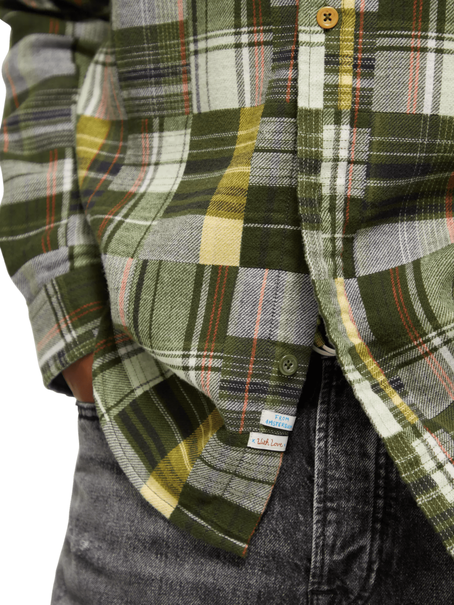 Scotch & Soda Checked flannel shirt MDL-DTL1