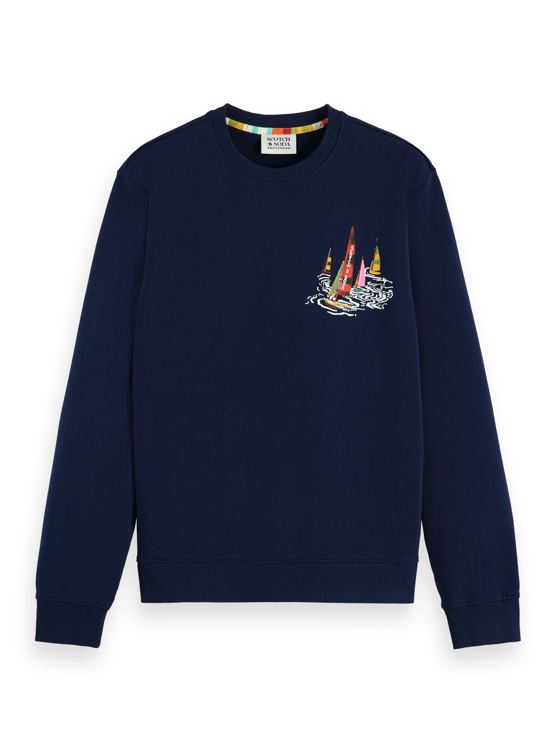 Scotch & Soda Graphic crewneck sweatshirt FNT
