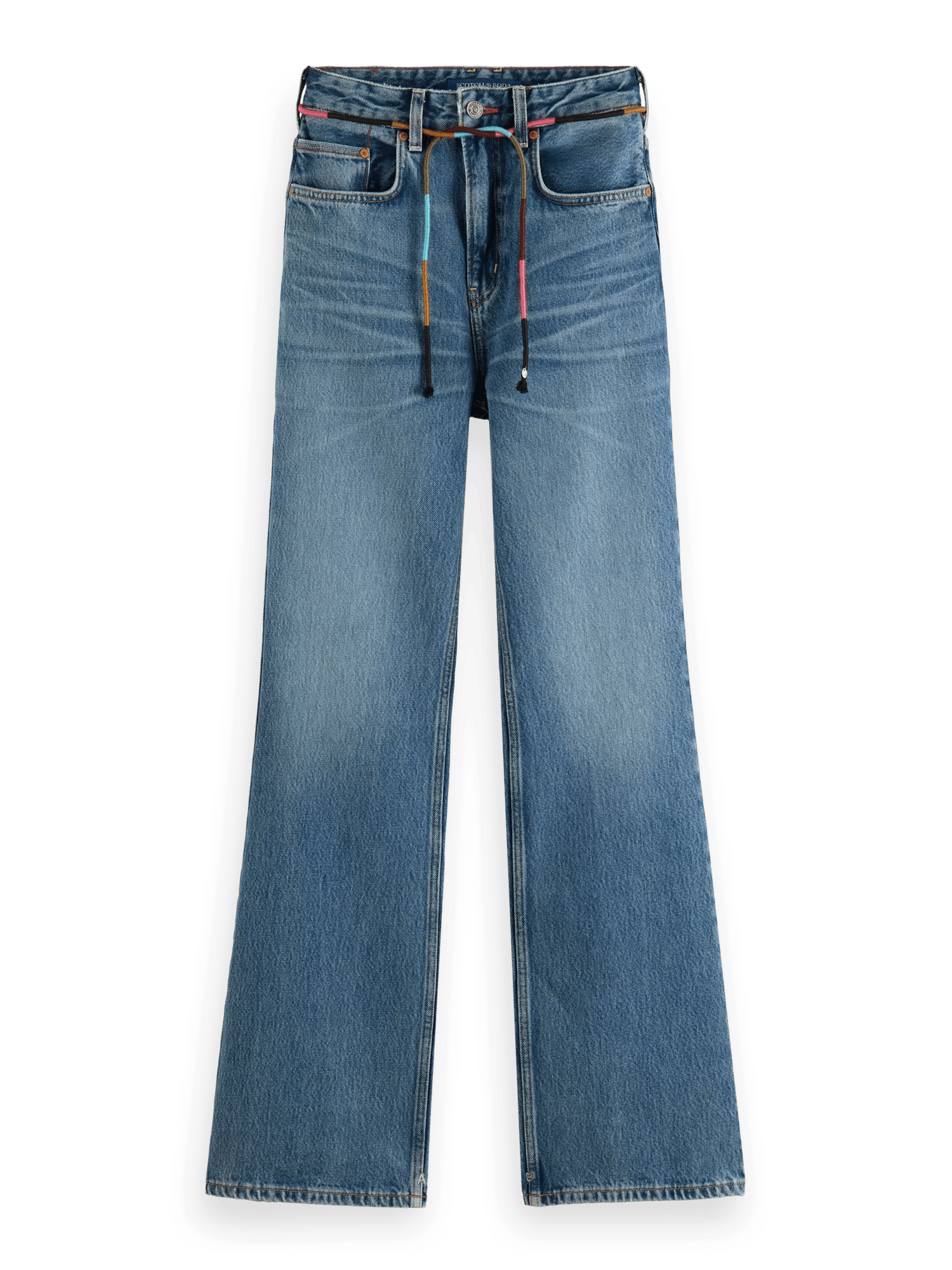 The Glow high-rise bootcut jeans