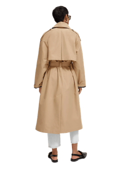 Scotch & Soda Trench classique oversize MDL-BCK