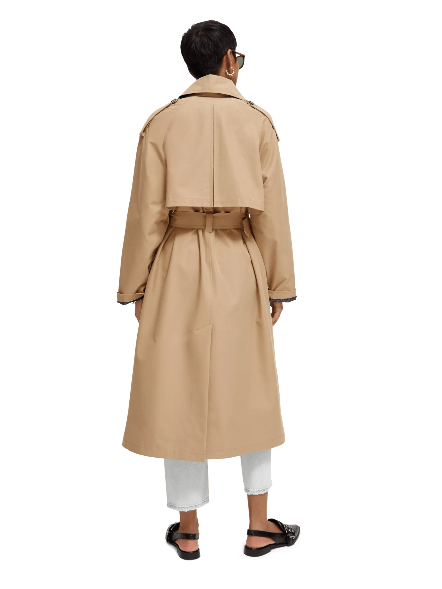 Scotch & Soda Trench classique oversize MDL-BCK