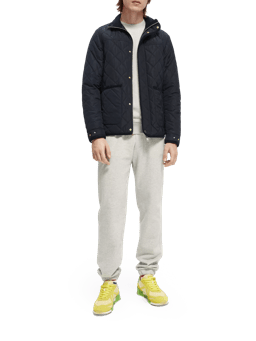 Scotch & Soda Corduroy-trimmed quilted jacket NHD-FNT