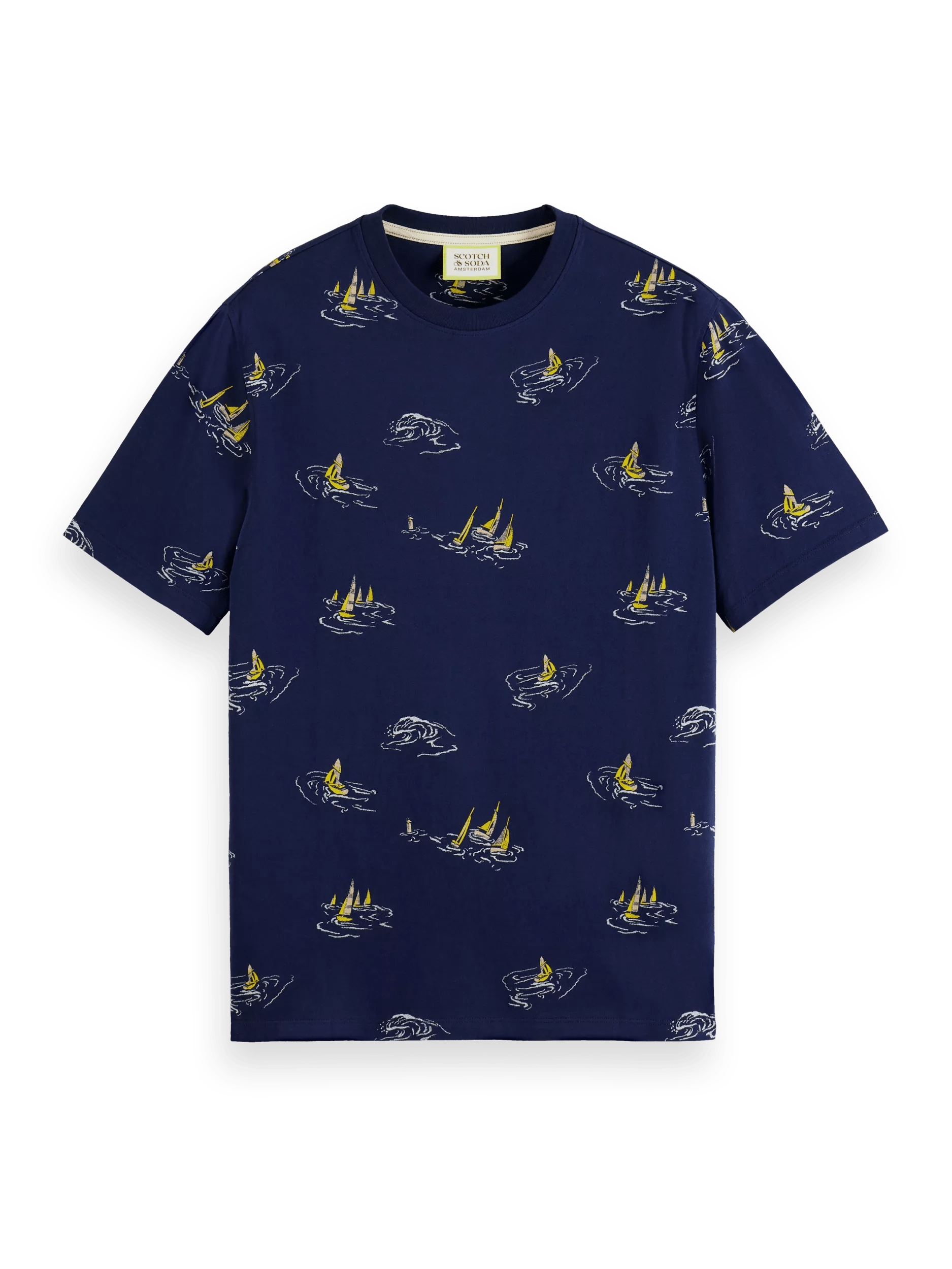 Scotch & Soda Printed short-sleeved T-shirt FNT