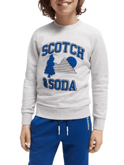 Scotch & Soda Sweat en coton bio à graphisme NHD-CRP