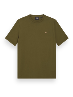 Scotch & Soda T-shirt met normale pasvorm en ronde hals FNT