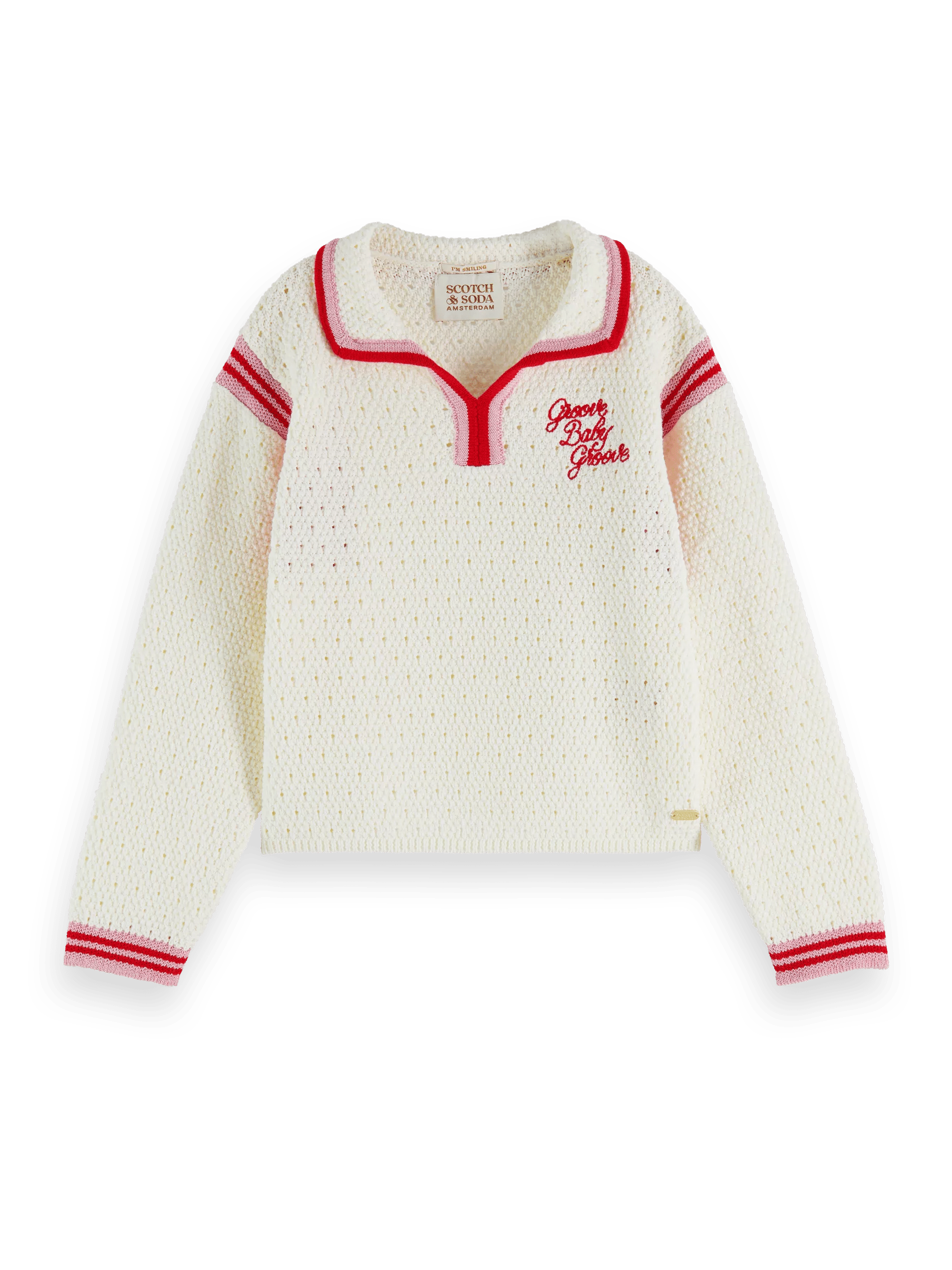 Scotch & Soda Knitted V-neck sweater FNT