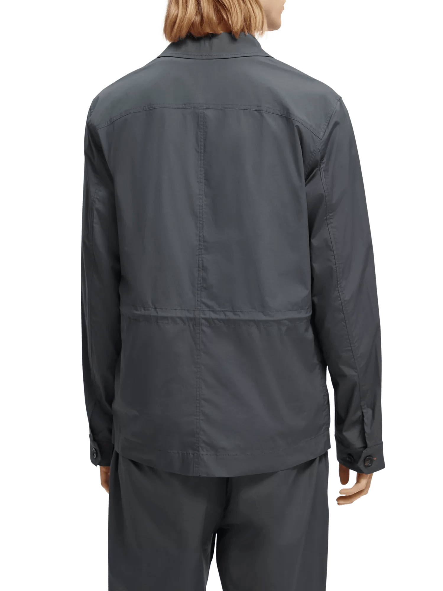 Scotch & Soda Lightweight poplin army jacket NHD-BCK