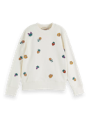 Scotch & Soda All-over embroidered regular-fit sweatshirt NHD-CRP