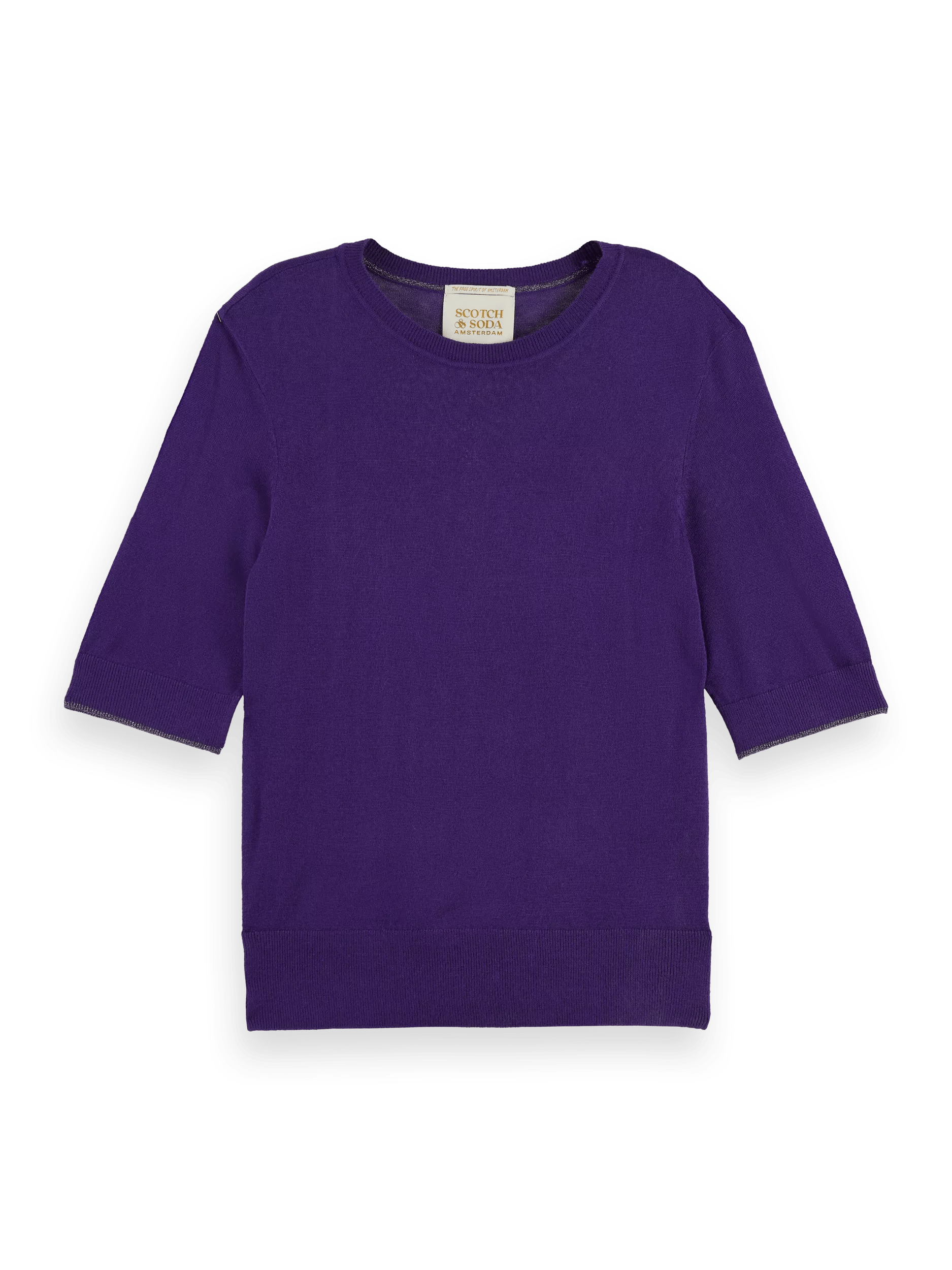 Scotch & Soda Short-sleeved crewneck sweater FNT
