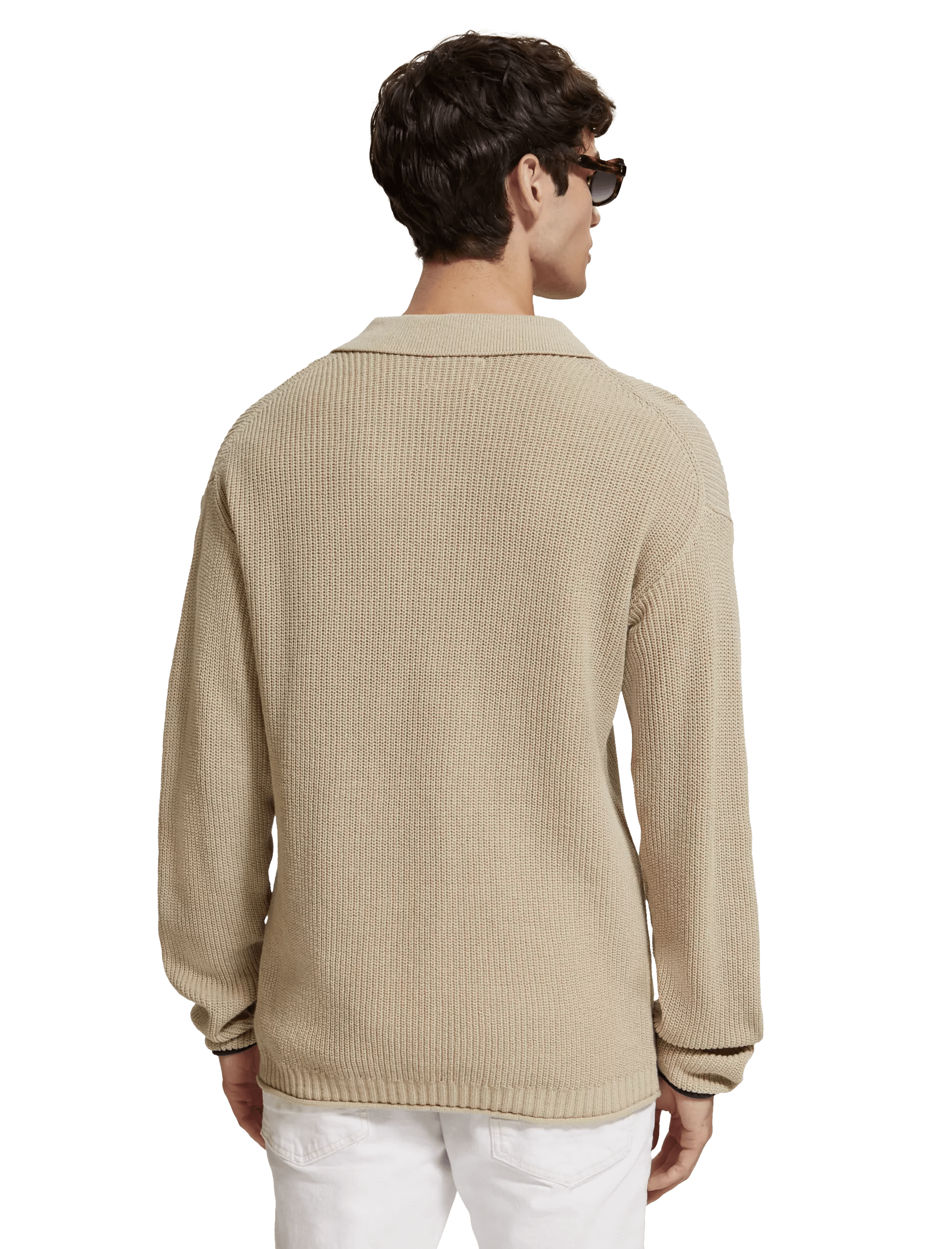 Scotch & Soda V-neck knitted sweater MDL-BCK