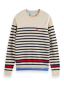 Scotch & Soda Striped crewneck sweater MDL-CRP