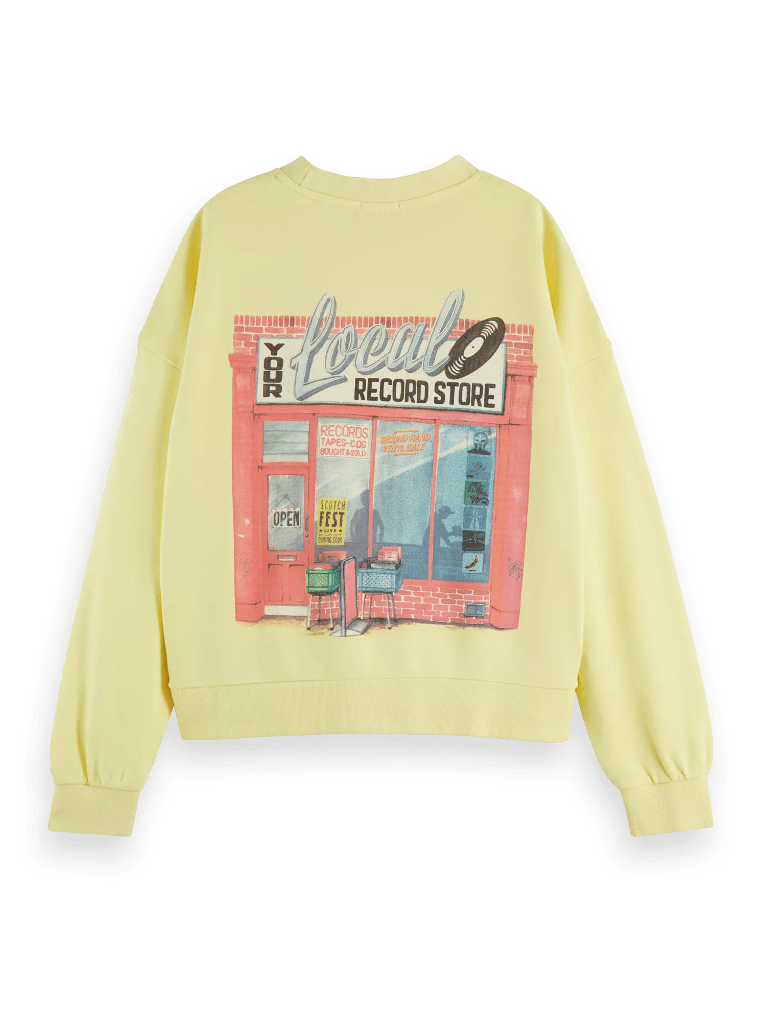 Scotch & Soda Loose fit artwork sweatshirt BCK