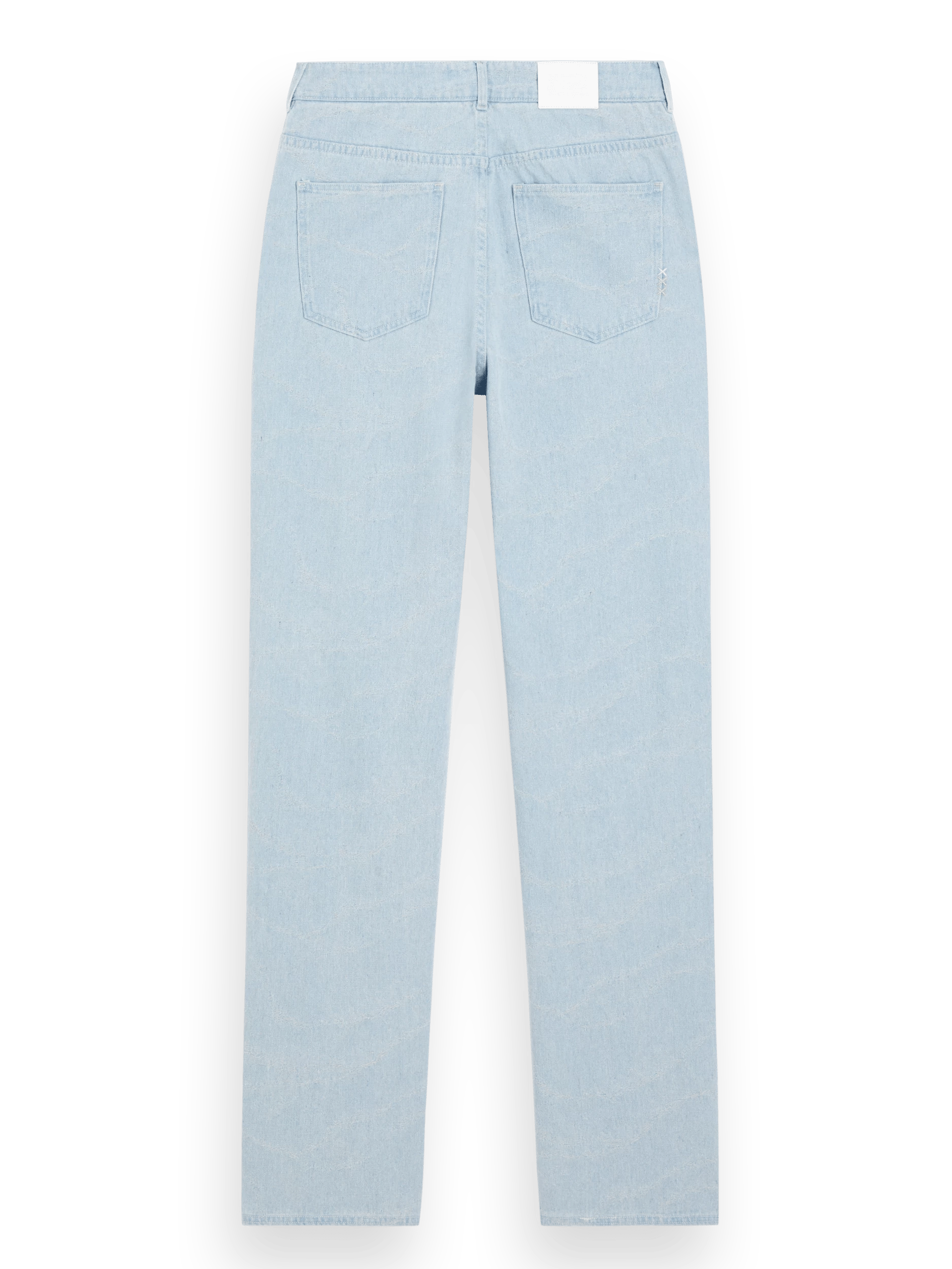 Scotch & Soda De Ripple jeans met rechte pijpen BCK