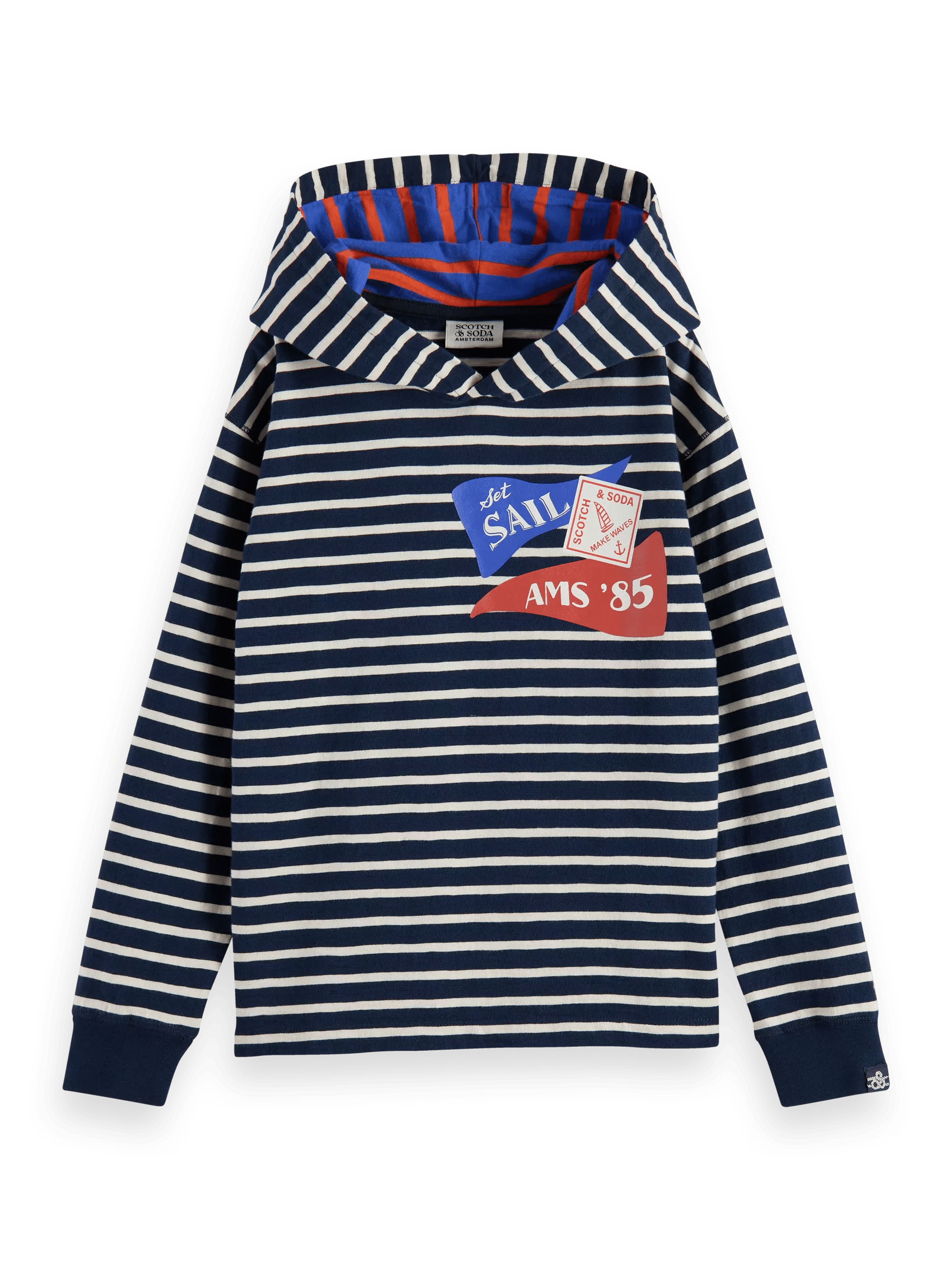 Scotch & Soda Long-sleeved T-shirt with hoodie FNT