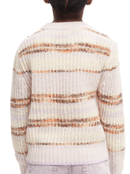 Scotch & Soda Striped rib-knitted sweater NHD-BCK