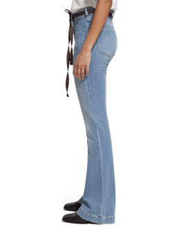 Scotch & Soda The Charm high-rise classic flared jeans FIT-SDE