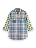 Scotch & Soda Lightweight checked flannel shirt MDL-CRP
