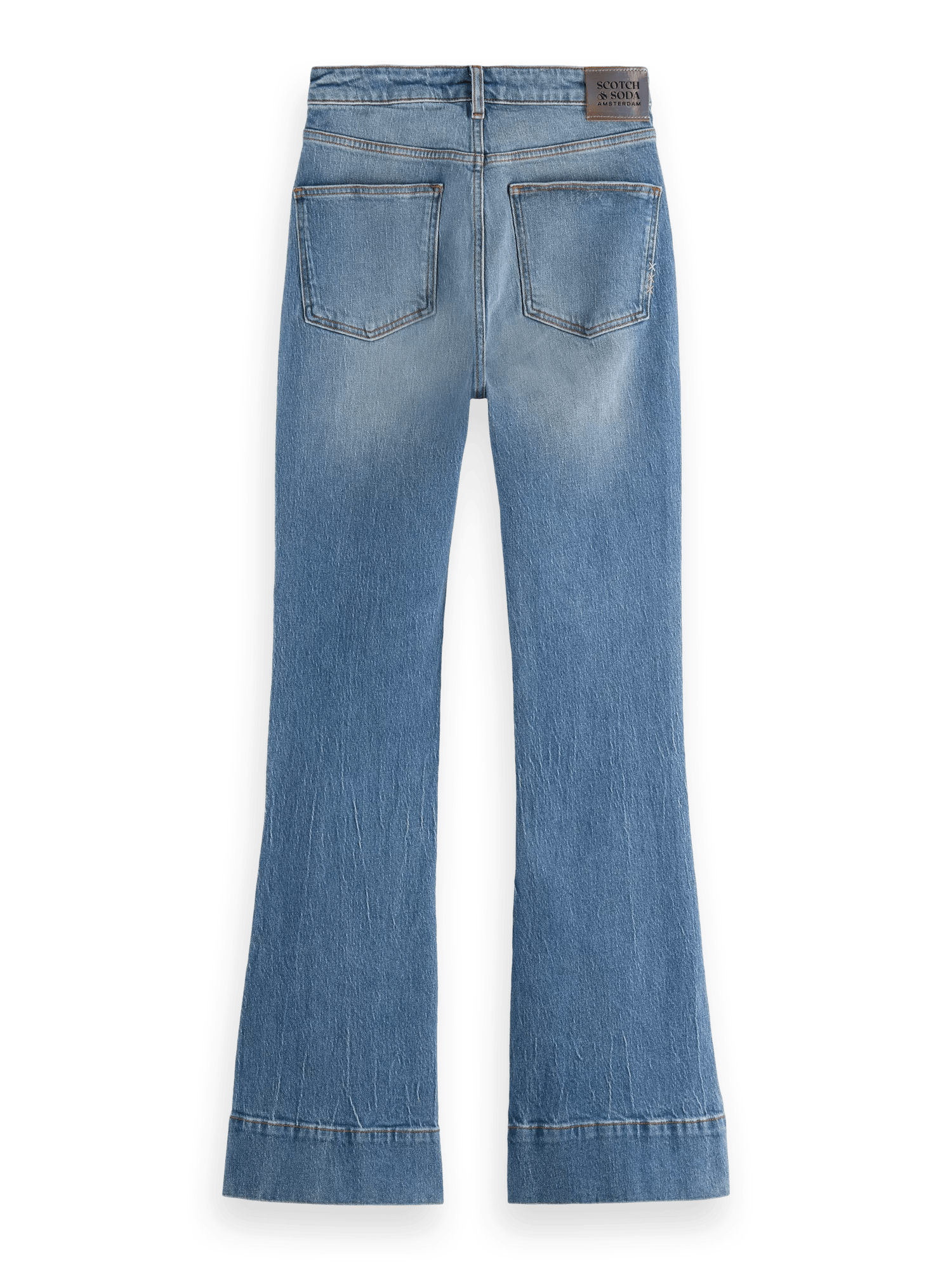 Scotch & Soda De Charm high-rise flared jeans BCK