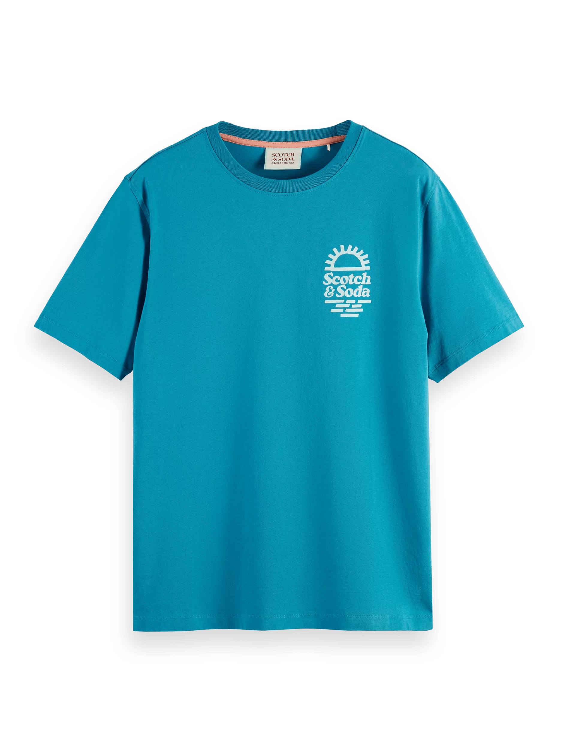 Scotch & Soda Grafik-T-Shirt mit normaler Passform FNT