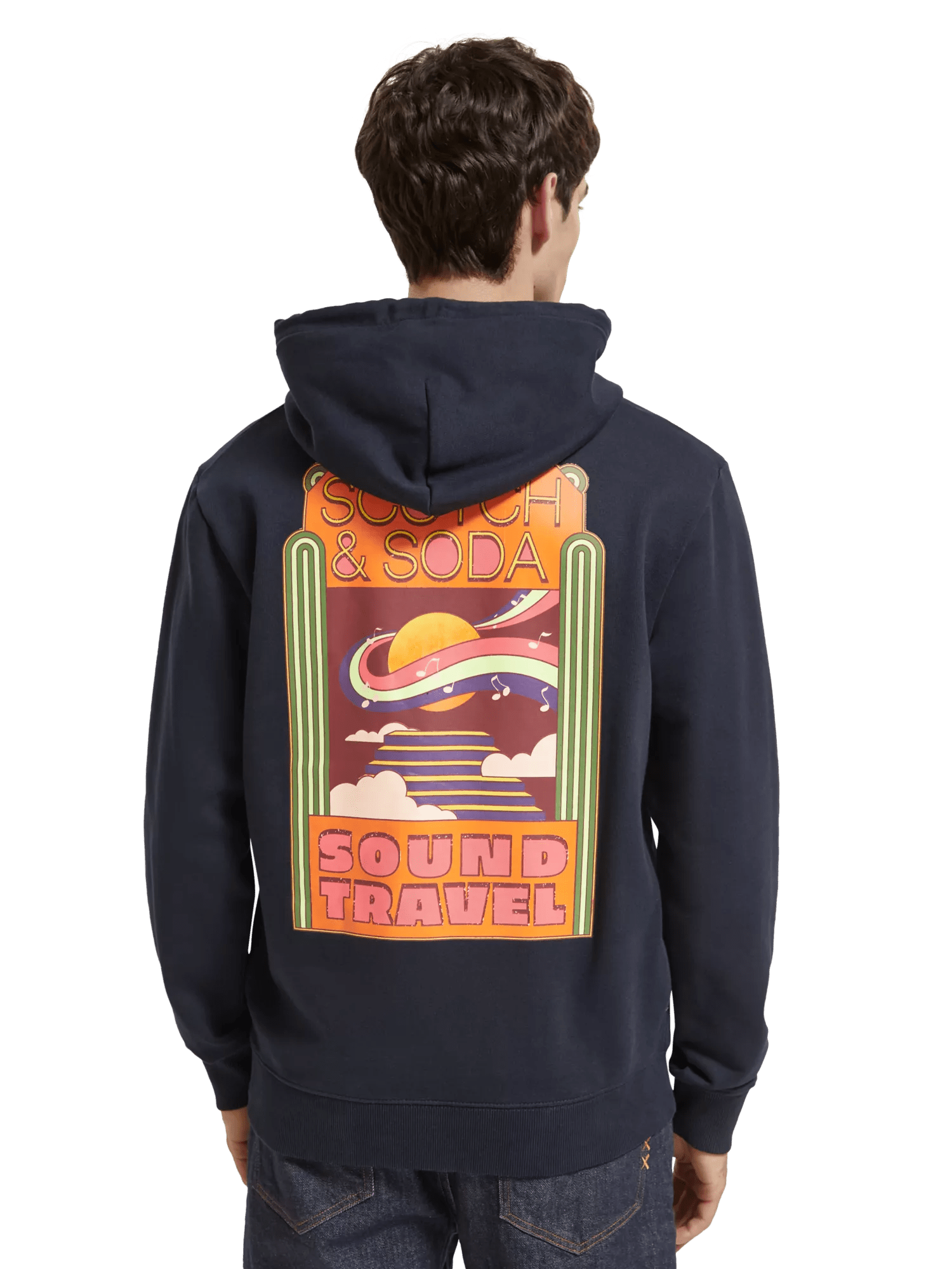 Regular fit graphic hoodie