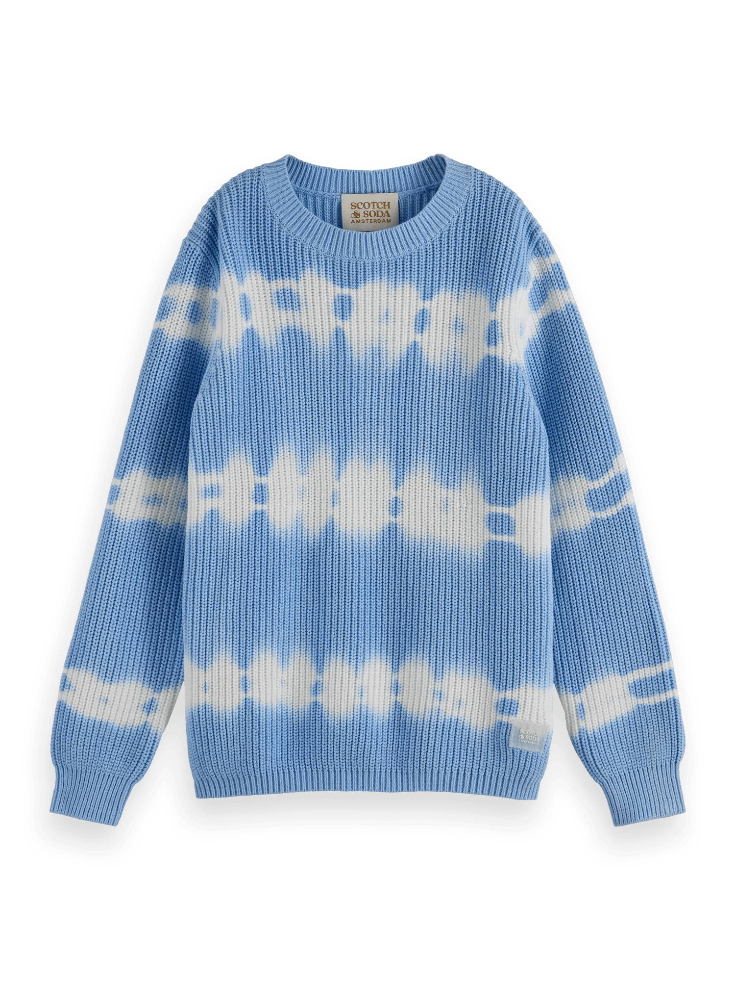 Scotch & Soda Tie-Dye rib knit organic cotton sweater FNT