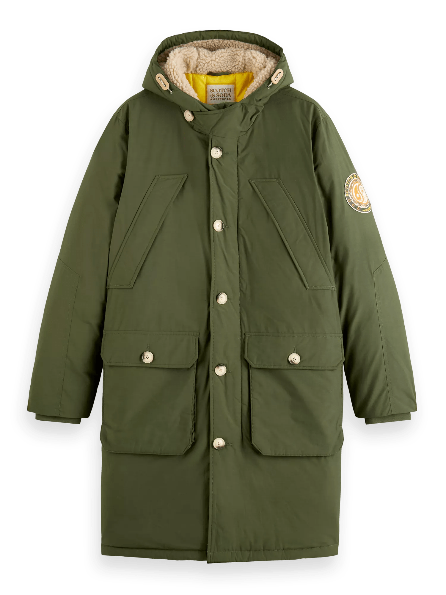 Scotch & Soda Water-repellent padded parka FNT