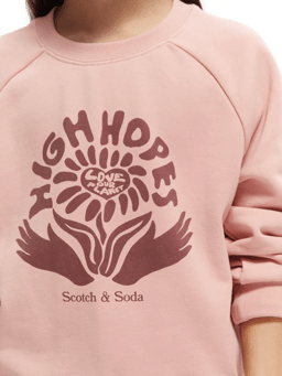 Scotch & Soda Oversized artwork crewneck sweatshirt NHD-DTL1