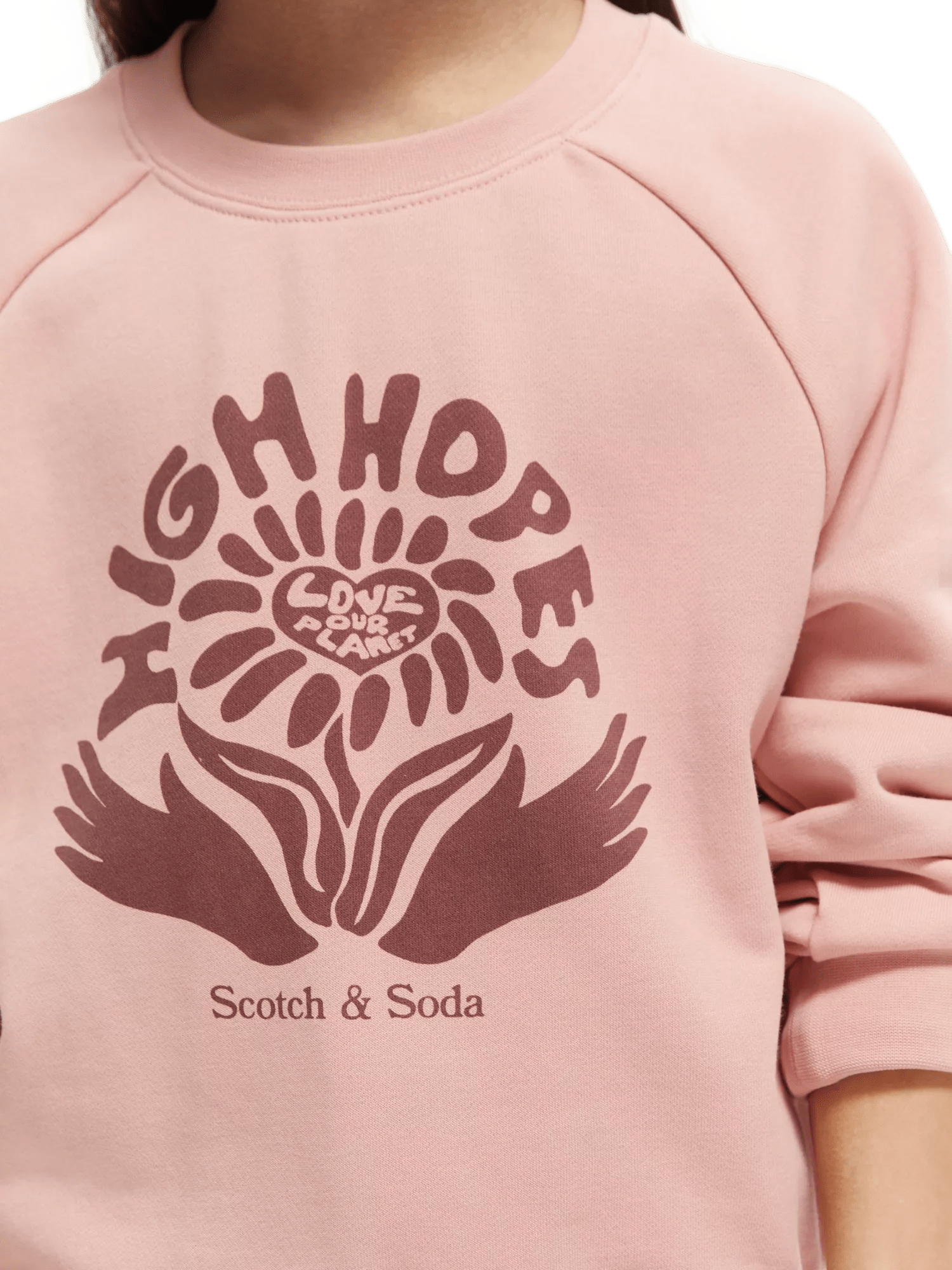 Scotch & Soda Oversized artwork crewneck sweatshirt NHD-DTL1