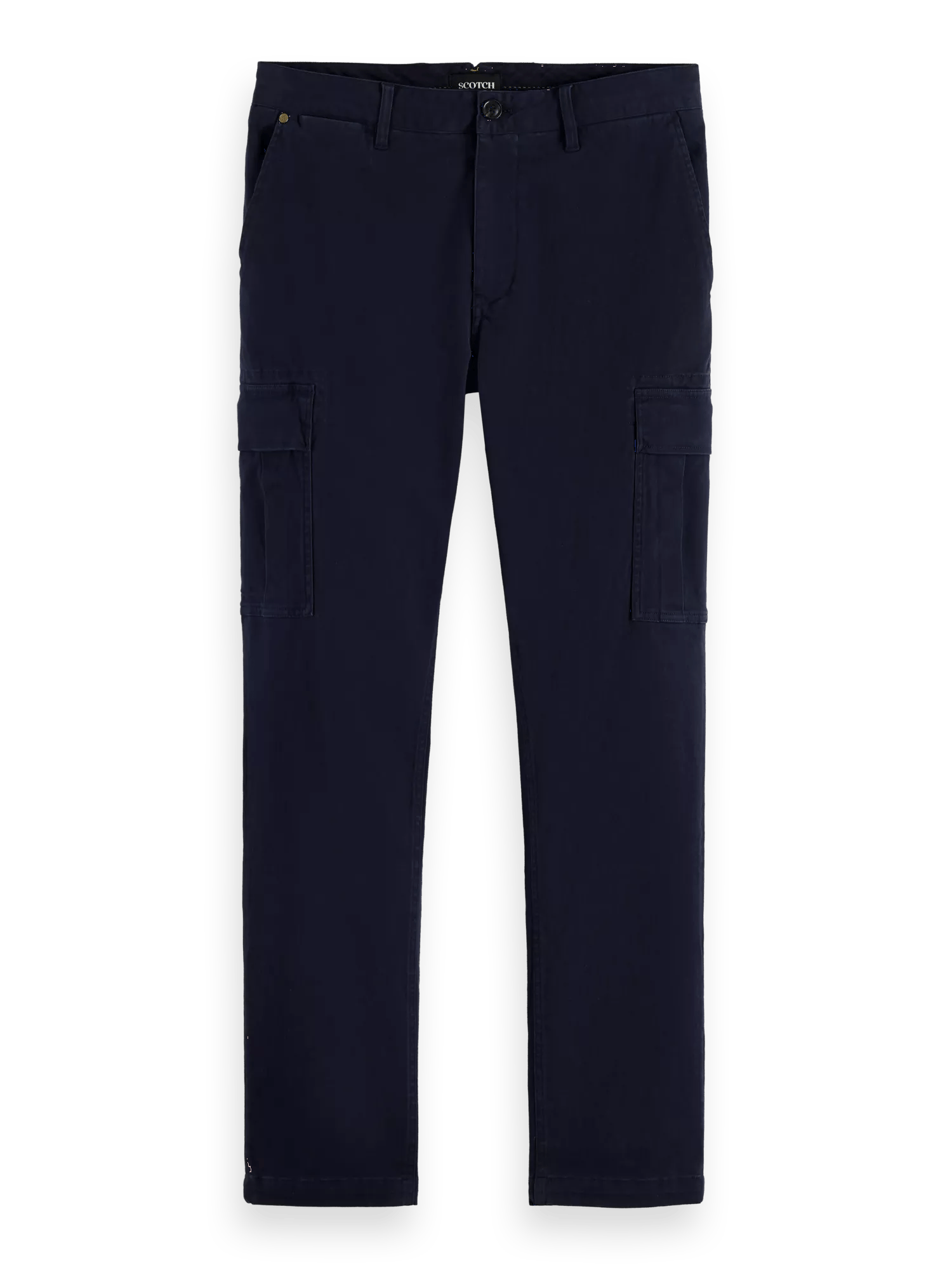 Scotch & Soda Stuart regular slim-fit organic cotton cargo trousers FNT