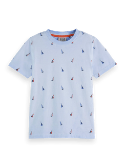 Scotch & Soda T-shirt imprimé teint en pièce FNT