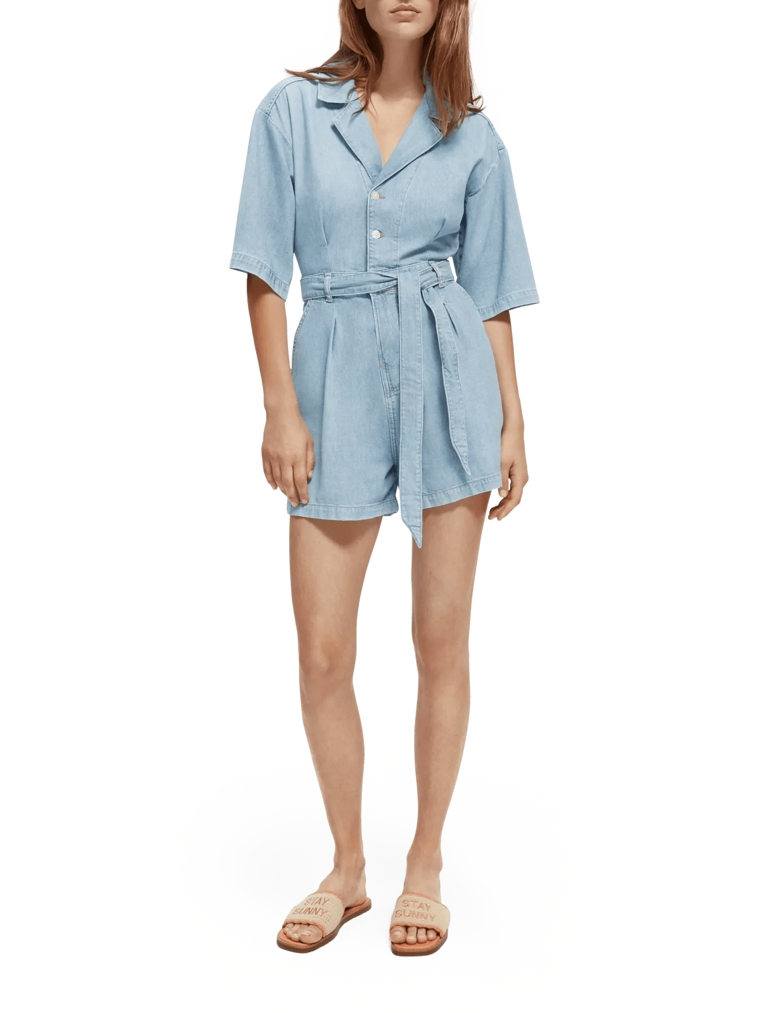 Scotch & Soda Worked out denim jumpsuit - Free Thinker NHD-FNT